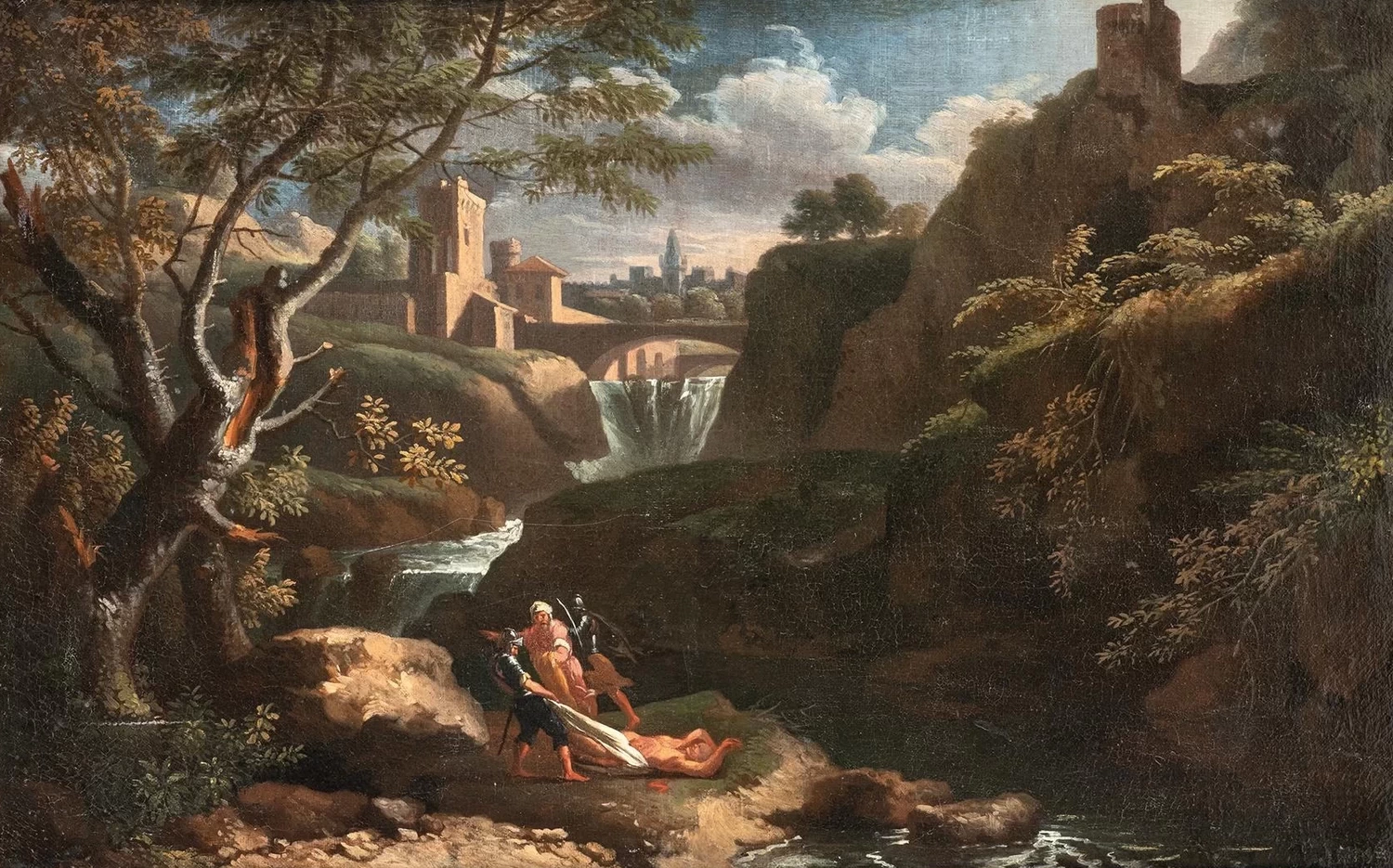 Paesaggio con figure